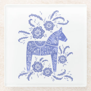 Schwedischer Untersetzer Dala Horse