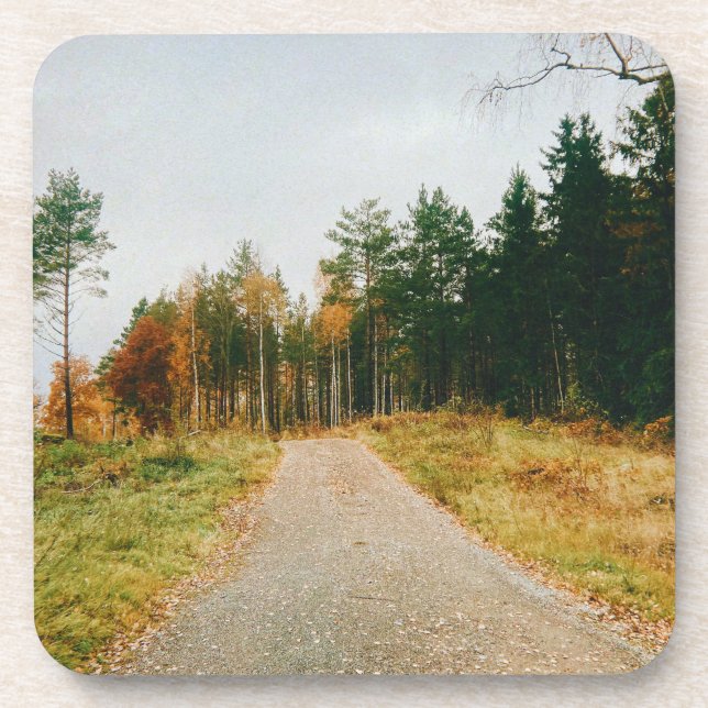 Schwedischer Urwald Getränkeuntersetzer (Vorderseite)
