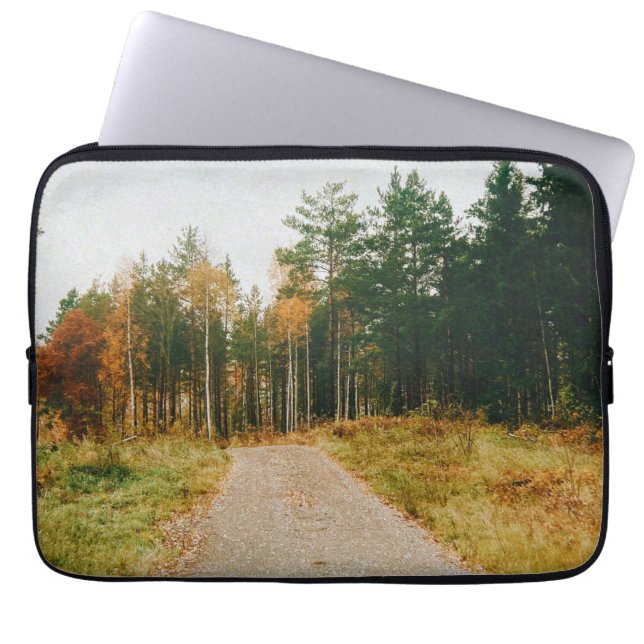 Schwedischer Urwald Laptopschutzhülle (Vorderseite)