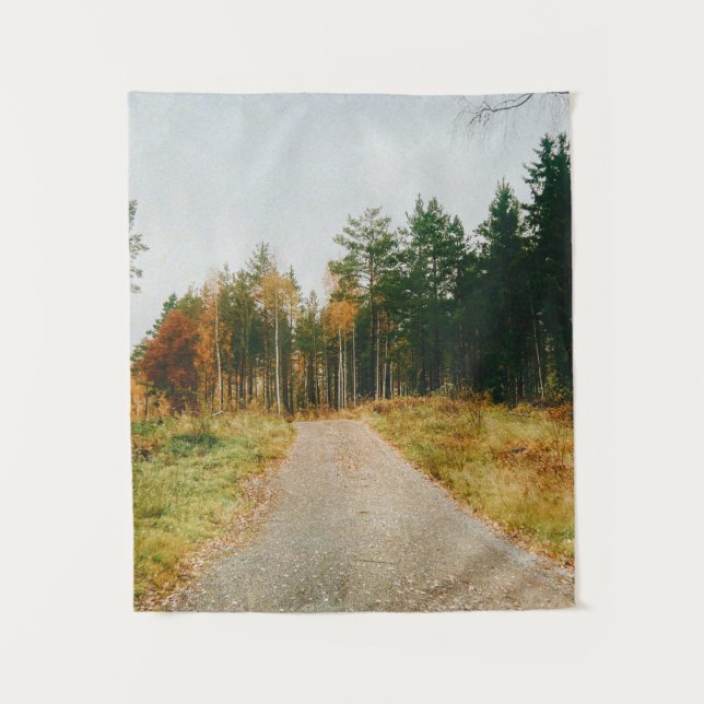 Schwedischer Urwald Wandteppich (Vorderseite)