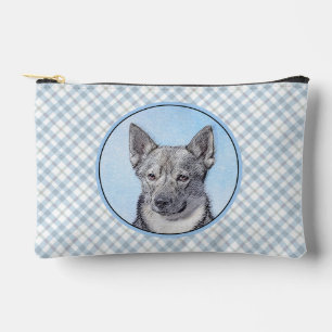 Schwedischer Vallhund Malerei Süße Original-Hunde- Zubehörtasche