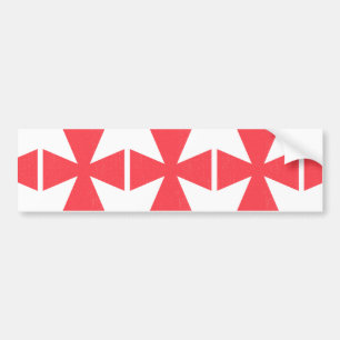 Schwedisches Freimaurer-Kreuz Autoaufkleber
