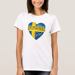 Schwedisches Mädchen T-Shirt