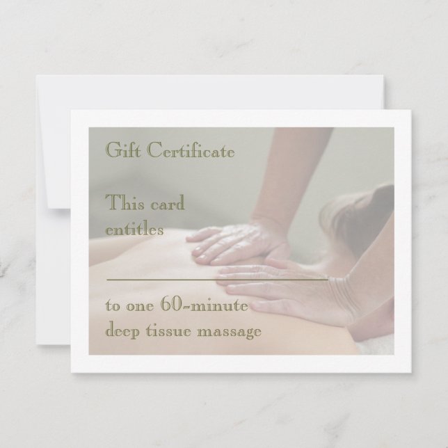 Schwedisches Massage-Foto - Zurück - Geschenkgutsc (Vorderseite)