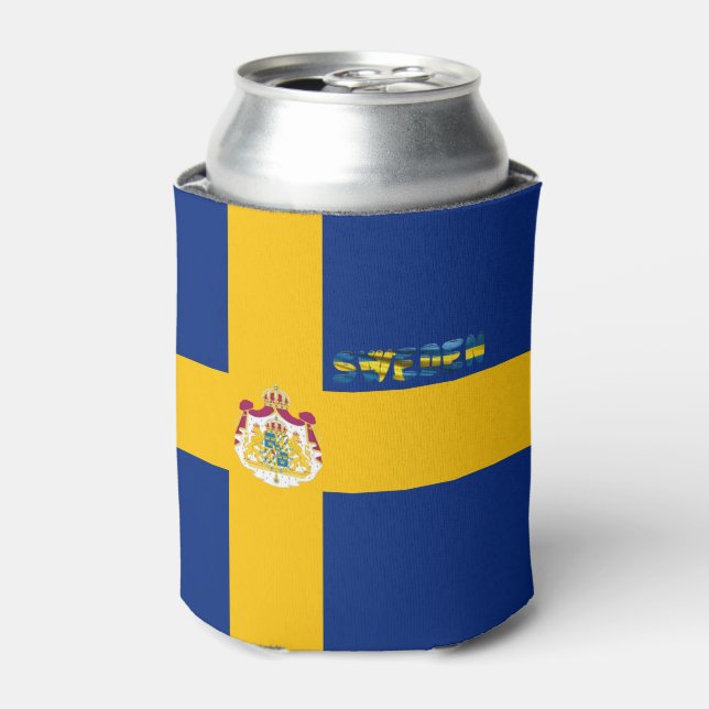Schwedisches Wappen Dosenkühler (Kanne Vorderseite)