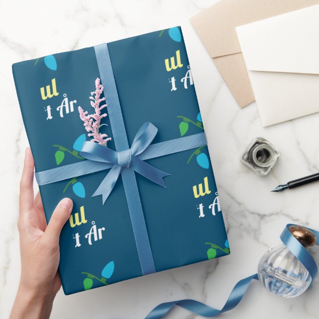 Schwedisches Weihnachtswackelpapier Geschenkpapier (Schenken)