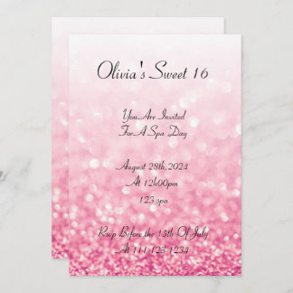 SCHWEET 16 GEBURTSTAGLICHE EINLADUNG