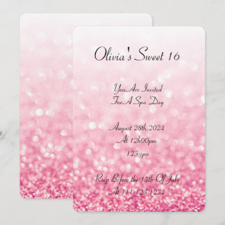 SCHWEET 16 GEBURTSTAGLICHE EINLADUNG