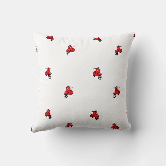 SCHWEET PILLOW THEMED VESPA MOTORRAD, VERWENDET WE KISSEN (Rückseite)