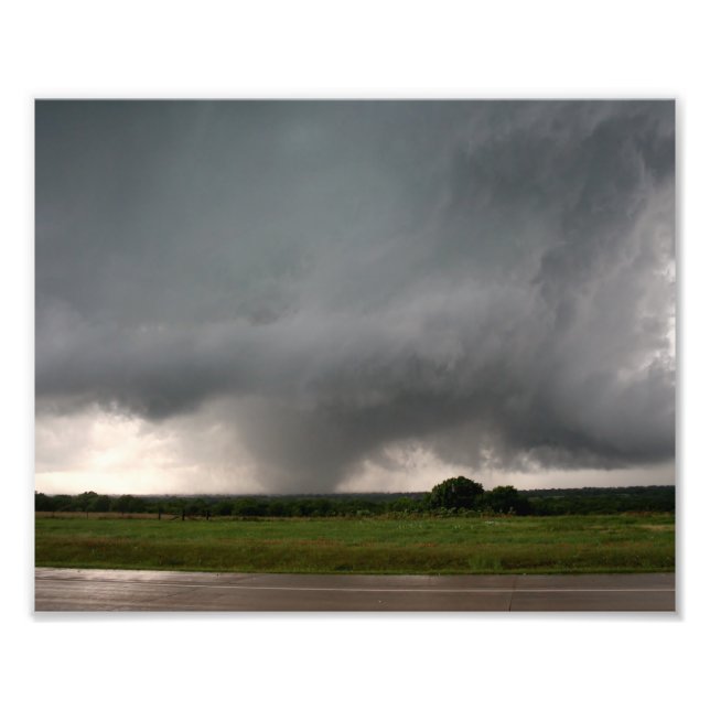 Schwefel, OK EF3 Tornado Foto drucken (Vorne)