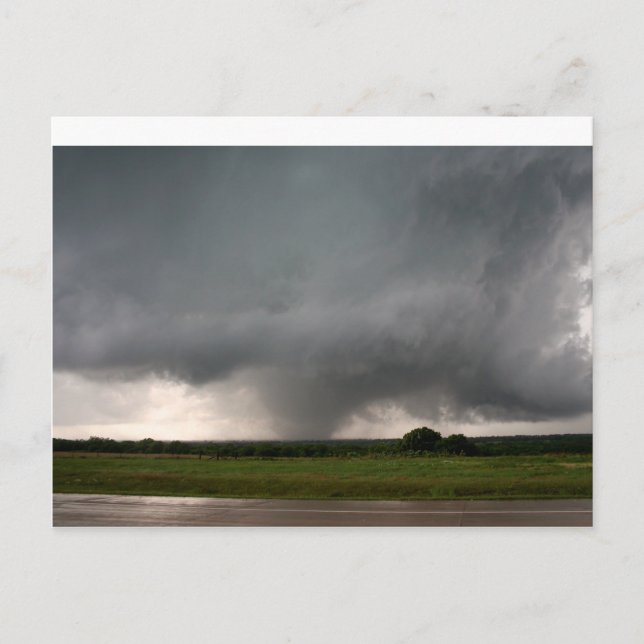 Schwefel, Oklahoma EF3 Tornado Postkarte (Vorderseite)