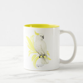 SchwefelCockatoo mit Haube Zweifarbige Tasse