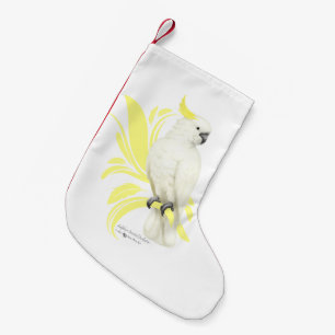 Schwefelgekrechtes Kakadu Kleiner Weihnachtsstrumpf