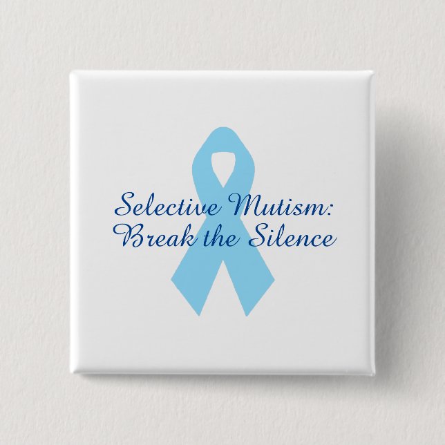 Schweigebruch-Band Button (Vorderseite)