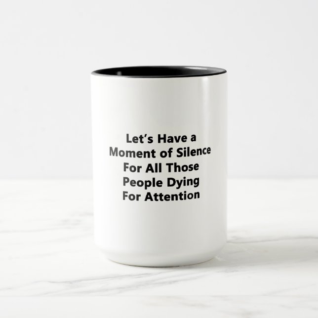 Schweigeminute Tasse (Zentrum)