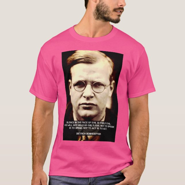 Schweigen im Angesicht des Bösen T-Shirt (Vorderseite)