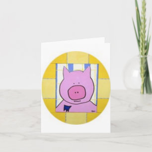 Schwein-Anmerkungs-Karte Karte