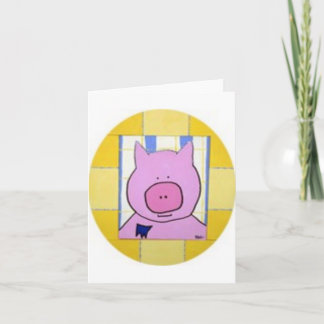 Schwein-Anmerkungs-Karte Karte