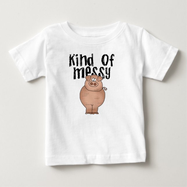 Schwein-Art der unordentlichen T-Shirts und der (Vorderseite)