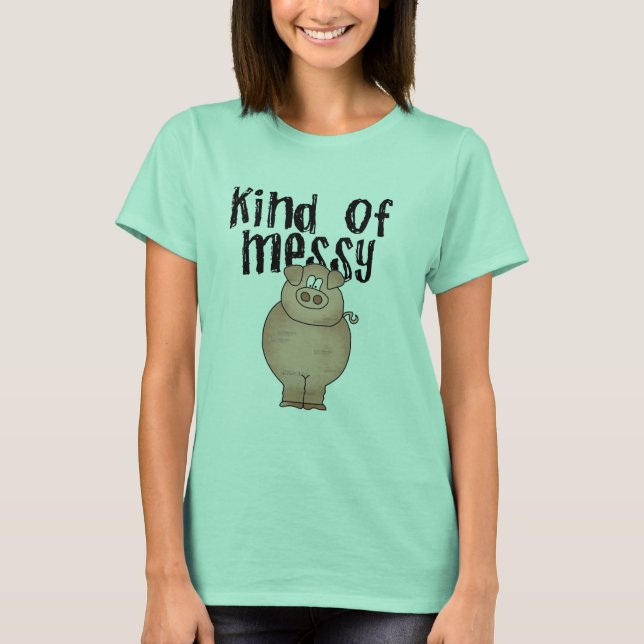 Schwein Art Verschmutzte TShirts und Geschenke (Vorderseite)