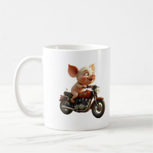 Schwein auf einer Schweinetasse Kaffeetasse