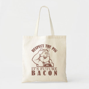 SCHWEIN BIS BACON-Beutel - wählen Sie Stil, Farbe Tragetasche