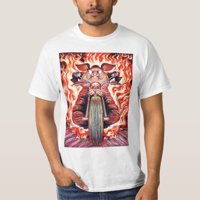 Schwein-Braten-T-Shirt T-Shirt (Vorderseite)