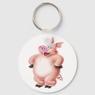 Schwein, Cerdo, Porco, Cochon Schlüsselanhänger