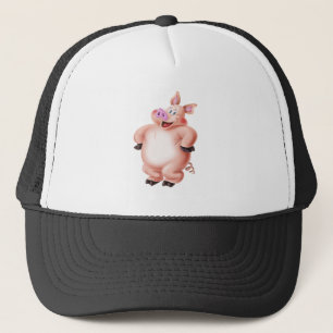 Schwein, cerdo, porco, Schwein, cochon Truckerkappe