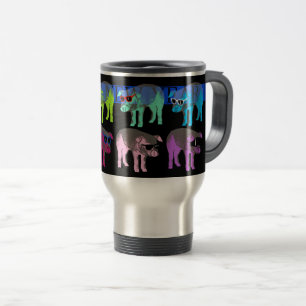 Schwein Chinesisches Neujahr 2019 Pop Travel Mug Reisebecher