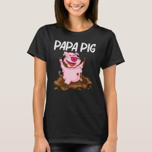 Schwein für Männer Vater Hog Farmer landwirtschaft T-Shirt