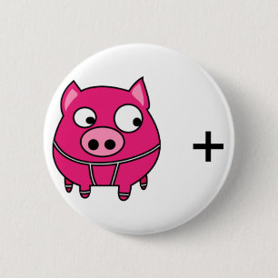 SCHWEIN-Grippe Button