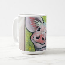 Schwein in der Scheunen-Tasse