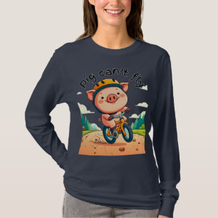 Schwein kann nicht fliegen. T-Shirt