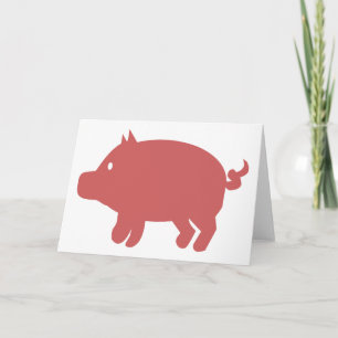 Schwein Karte