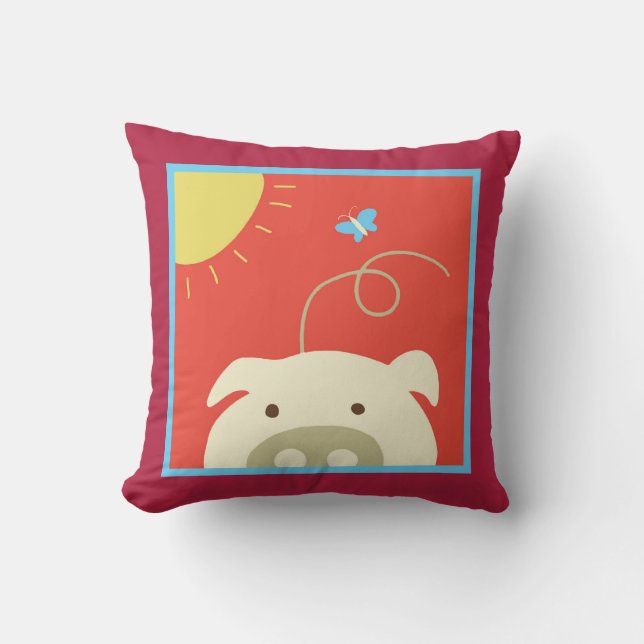 Schwein Kissen (Vorderseite)