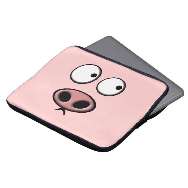 Schwein Laptopschutzhülle (Vorne Oben)