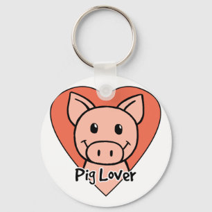 Schwein-Liebhaber Schlüsselanhänger