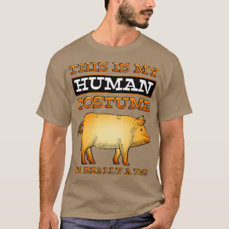 Schwein Lover Geschenk Das ist mein menschliches K T-Shirt