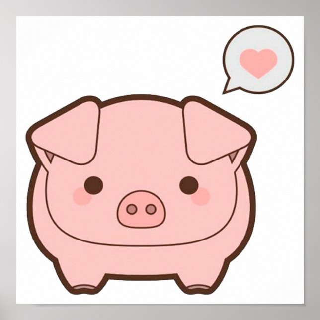 SCHWEIN POSTER (Vorne)