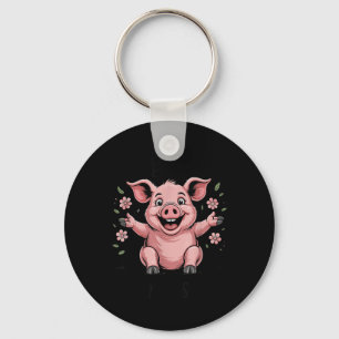 Schwein Rosa Lustig Wild Für Jesus Meme Cute Chris Schlüsselanhänger