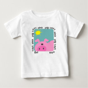 Schwein sagt Oink T - Shirts und Geschenke