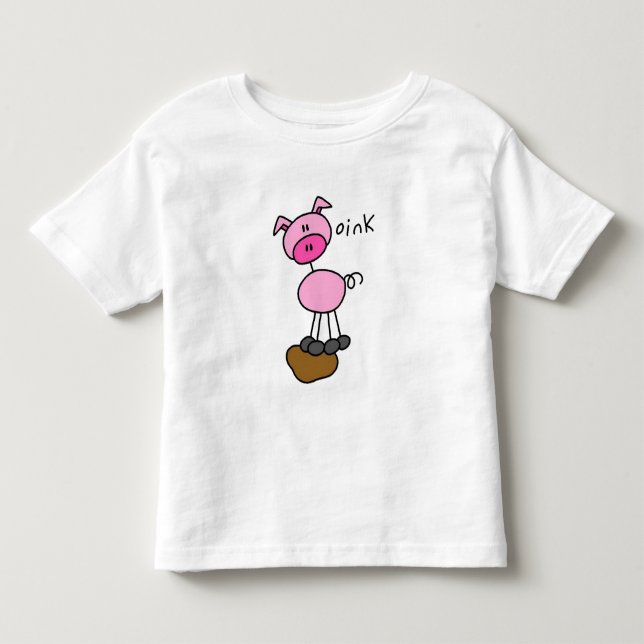 Schwein sagt Oink T - Shirts und Geschenke (Vorderseite)