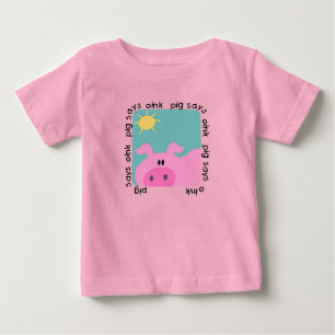 Schwein sagt Oink T-Shirts und Geschenke