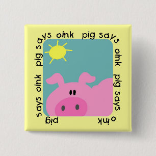 Schwein sagt Oink T-Shirts und Geschenke Button