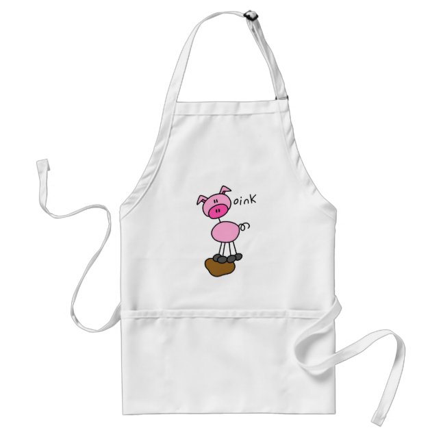 Schwein sagt Oink T - Shirts und Geschenke Schürze (Vorne)