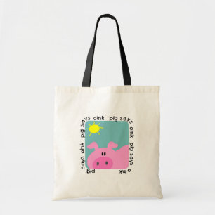 Schwein sagt Oink T - Shirts und Geschenke Tragetasche