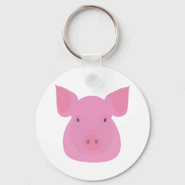 Schwein Schlüsselanhänger (Vorderseite)