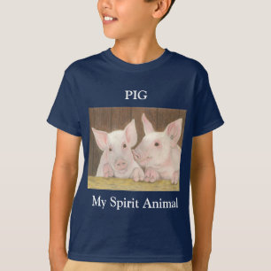 Schwein Spirit Animal T-Shirt