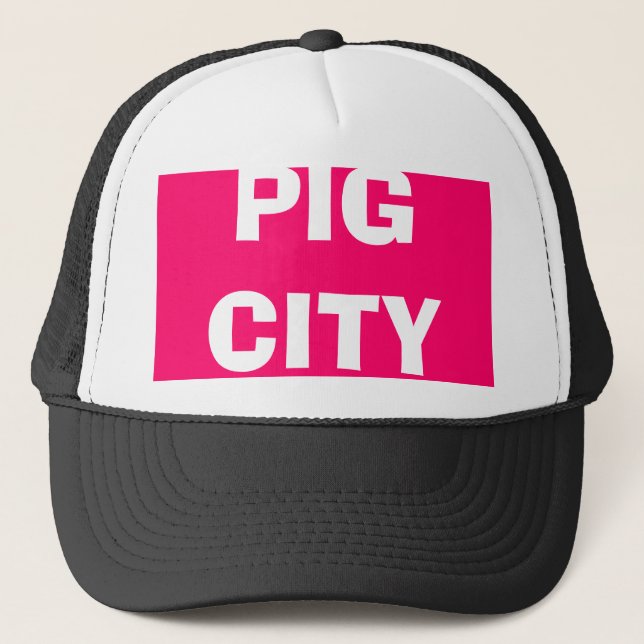 SCHWEIN-STADT TRUCKERKAPPE (Vorderseite)
